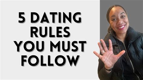5 dating rules